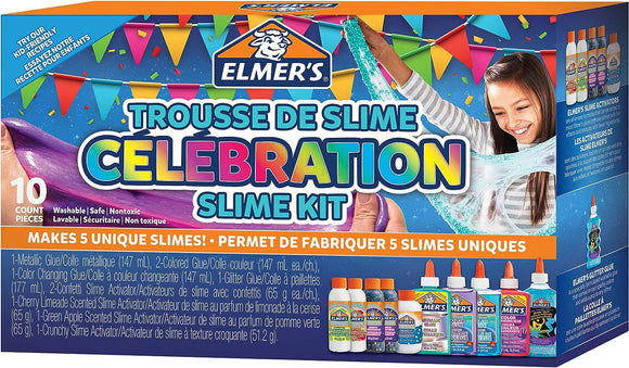 Elmer’s : Celebration Slime Kit - 10 Pack