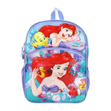 Disney Princess The Little Mermaid - Kids 16" Backpack 5 Piece Set
