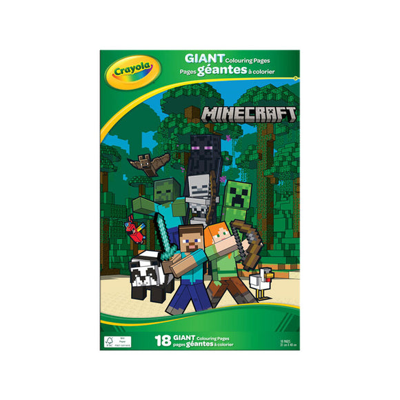 Crayola Giant Colouring Pages, Minecraft