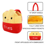 SQUISHMALLOWS FLOYD THE FRIES PLUSH TOTE BAG