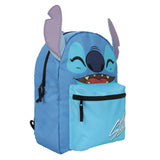 LILO & STITCH BIG FACE REVERSIBLE 16"BACKPACK WITH EARS