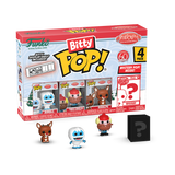 Funko Pop! Bitty Pop! Rudolph the Red-Nosed Reindeer 4-Pack Series 1 (Display Shelf Included)