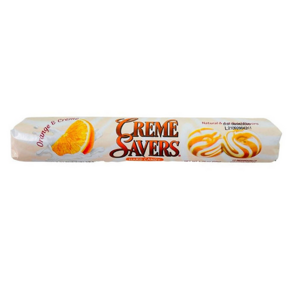 Creme Savers Orange & Creme Hard Candy Roll (1.76oz -12 Piece)