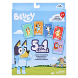 Bluey 5 in 1 Card Game Set