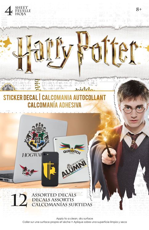 Harry Potter Device Decals with Foil (12-Pack)