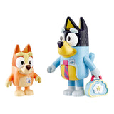 Bluey Figure 2-Pack Work Bandut (Dad) & Bluey