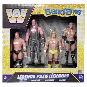 WWE Bend-Ems 4-Pack WWE Legends Action Figure