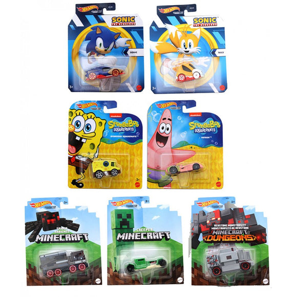 Mattel Hot Wheels Character Cars (assorted)