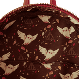 Loungefly Premium: Harry Potter Hogwarts Fall Leaves Mini Backpack