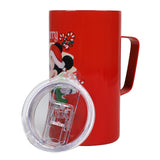 MICKEY MOUSE STAINLESS STEEL CHRISTMAS VILLAGE TRAVEL MUG