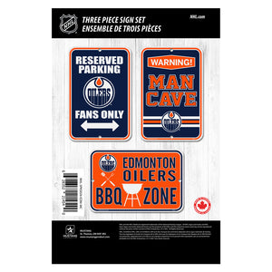 (PRE-ORDER) Edmonton Oilers NHL 3 Pack Mini Sign Set [PRE-ORDERS ARE FINAL]