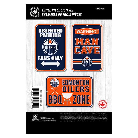 (PRE-ORDER) Edmonton Oilers NHL 3 Pack Mini Sign Set [PRE-ORDERS ARE FINAL]