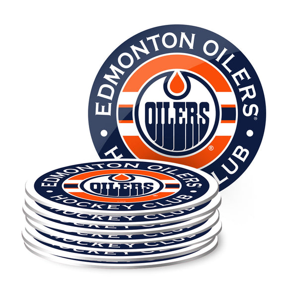 (PRE-ORDER) Edmonton Oilers NHL Eight Pack Coaster Set [PRE-ORDERS ARE FINAL]