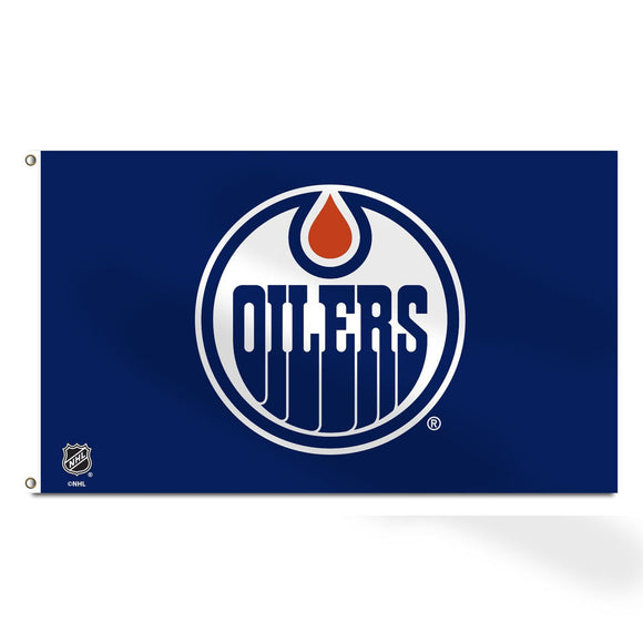 (PRE-ORDER) Edmonton Oilers NHL 3' x 5' Single Sided Banner Flag[ALL PRE-ORDERS ARE FINAL]