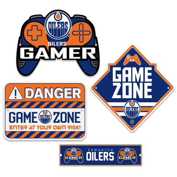 (PRE-ORDER) Edmonton Oilers NHL Gaming Sign Set [PRE-ORDERS ARE FINAL]