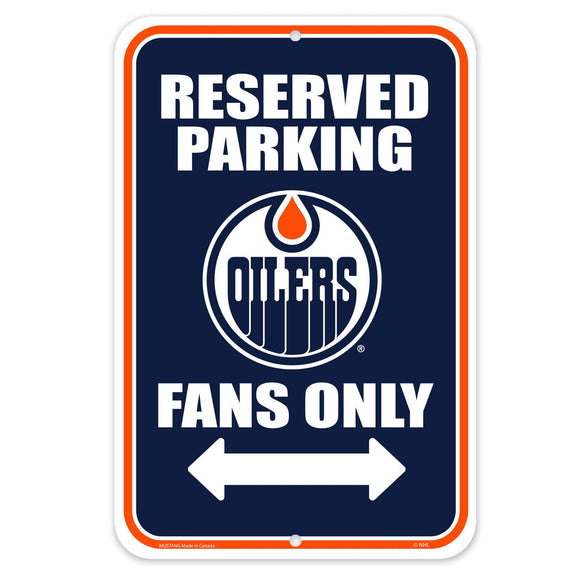 (PRE-ORDER) Edmonton Oilers NHL 10x15 Parking Sign [ALL PRE-ORDERS ARE FINAL]