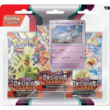 Pokemon TCG: Scarlet & Violet - Obsidian Flames 3-Pack Blister