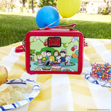 Loungefly Premium: Peanuts Charlie Brown Vintage Lunchbox Crossbody Bag