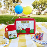 Loungefly Premium: Peanuts Charlie Brown Vintage Lunchbox Crossbody Bag