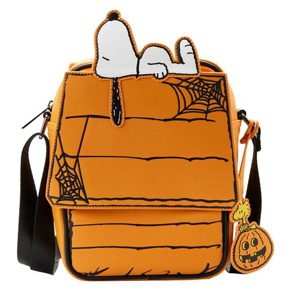 Loungefly Premium : Peanuts Great Pumpkin Snoopy Doghouse Crossbody Bag