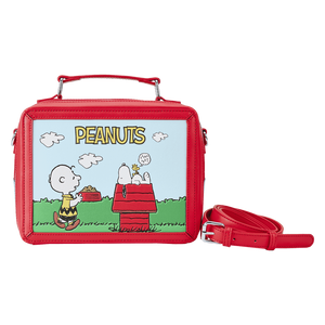 Loungefly Premium: Peanuts Charlie Brown Vintage Lunchbox Crossbody Bag