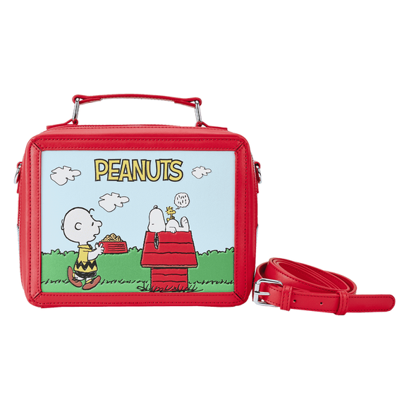 Loungefly Premium: Peanuts Charlie Brown Vintage Lunchbox Crossbody Bag