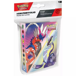 Pokemon TCG - Scarlet and Violet - Mini Portfolio plus 1 Pokemon TCG Scarlet and Violet Expansion Pack