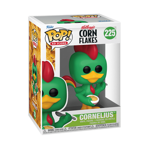 FUNKO POP! AD ICONS : KELLOGG'S CORN FLAKES CORNELIUS (RARE)