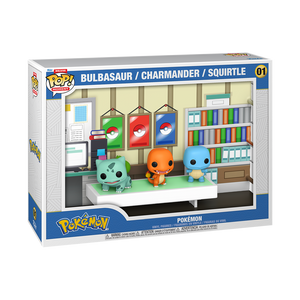 FUNKO POP! DELUXE MOMENT POKÉMON - Bulbasaur , Charmander , Squirtle