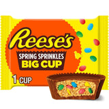 REESE'S Easter Big Cup with Spring Sprinkles Milk Chocolate Peanut Butter Cup 1.3oz [BB-10/25]