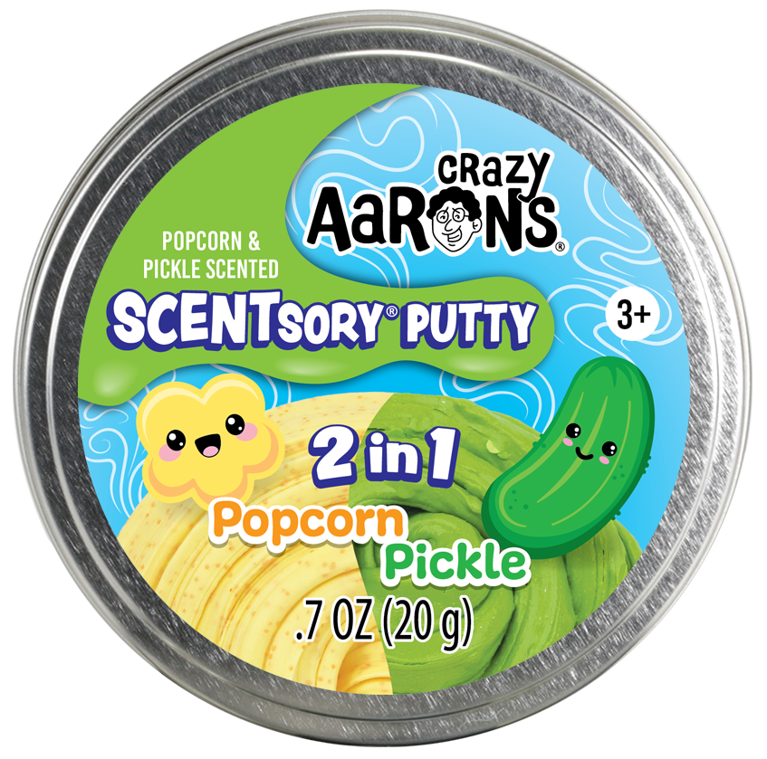 NEW Crazy Aaron's Duo's 2 - In - 1 : SCENTsory Putty™ Popcorn/Pickle ...