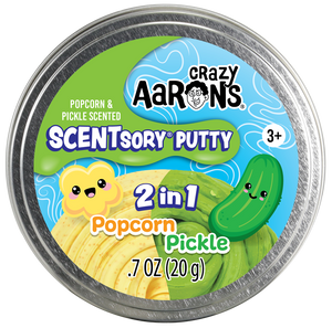 NEW Crazy Aaron's Duo's 2 - In - 1 : SCENTsory Putty™ Popcorn/Pickle
