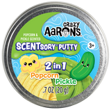 NEW Crazy Aaron's Duo's 2 - In - 1 : SCENTsory Putty™ Popcorn/Pickle