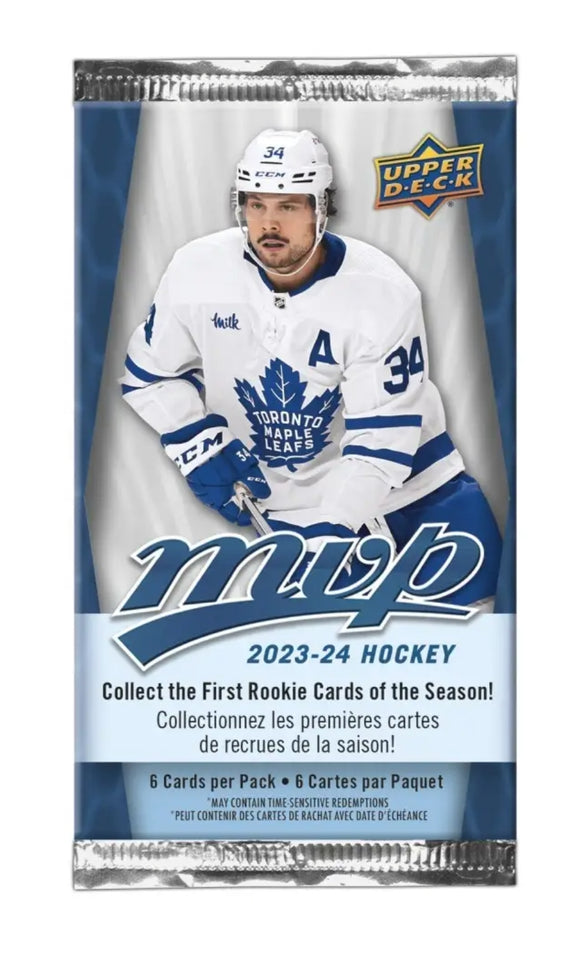 Upper Deck NHL M.V.P 2023-24 Hockey Cards Retail Pack
