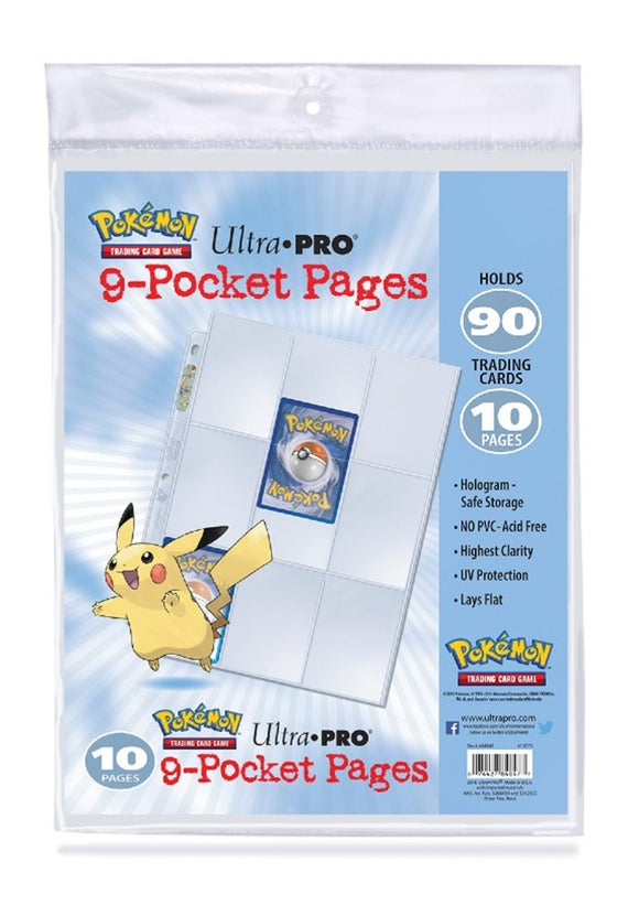 Ultra Pro Pages : Pokemon - 9-Pocket (10 pack)