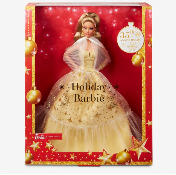 (PRE-ORDER) 2023 Holiday Barbie : Signature Series 35th Anniversary - Latina