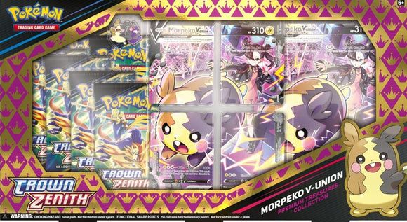 Pokémon TCG: Sword & Shield - Crown Zenith Premium Treasures Collection - Morpeko V-UNION