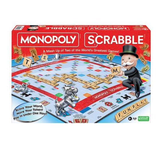 Monopoly Scrabble Board Game