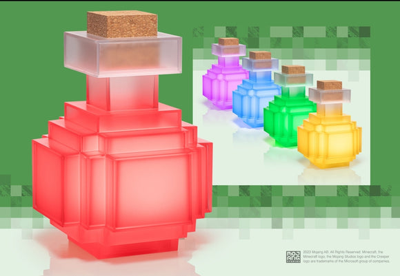 Minecraft Illuminating Potion Bottle -Collectors series (Lights Up 5 Different Potions)