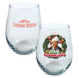 National Lampoon’s Merry Clarkmas Collection 21 oz Curved Table Glass 4 PK