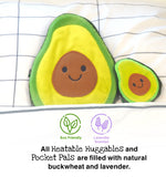 Huggable Avocado Heating Pad and Pillow