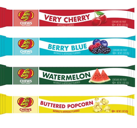 Adams & Brooks Jelly Belly Chews 1.5oz  (Assorted Flavors)