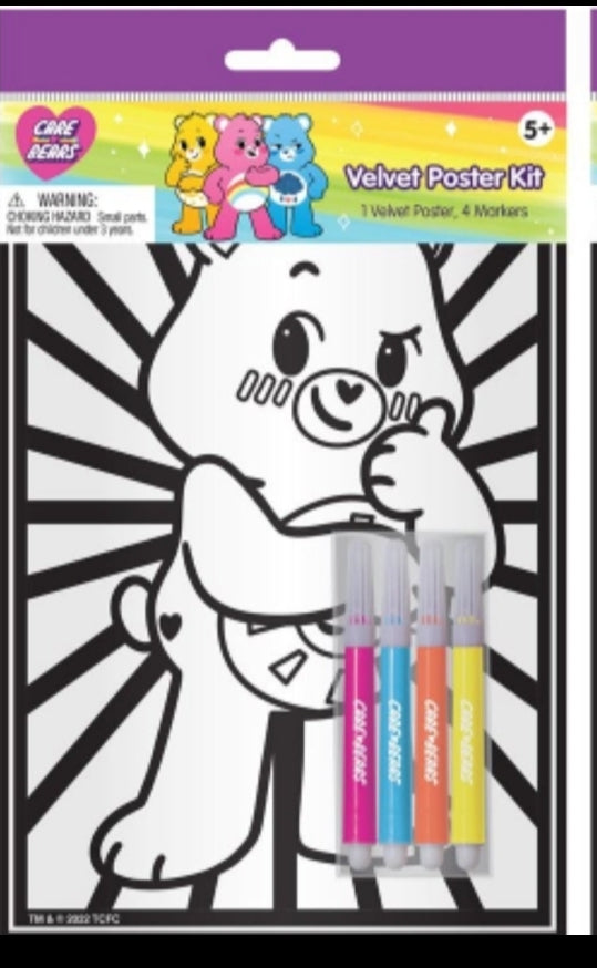 CARE BEARS - VELVET POSTER KIT