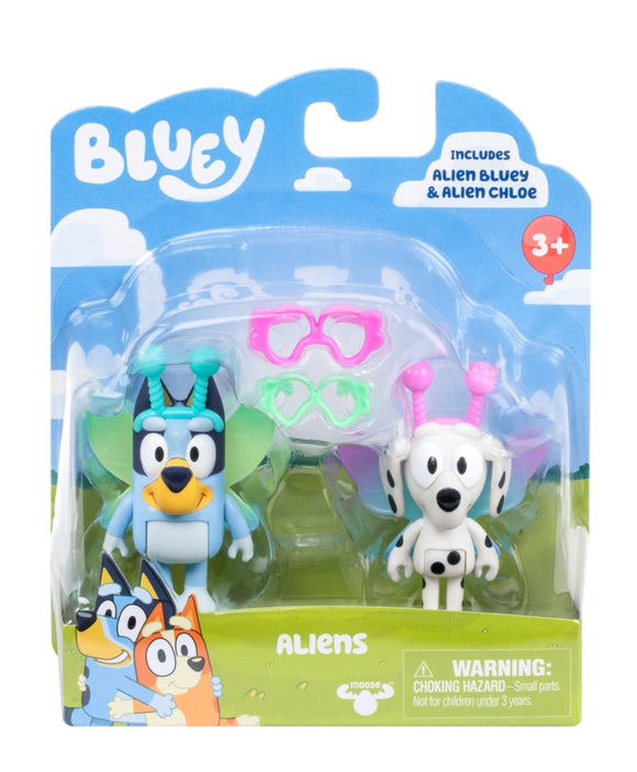 Figure 2-Pack - BLUEY ALIENS ( Bluey & Chloe )