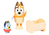 Figure 2-Pack - BLUEY BABY RACE FIGURE 2PK ( Baby Bluey & Chilie )