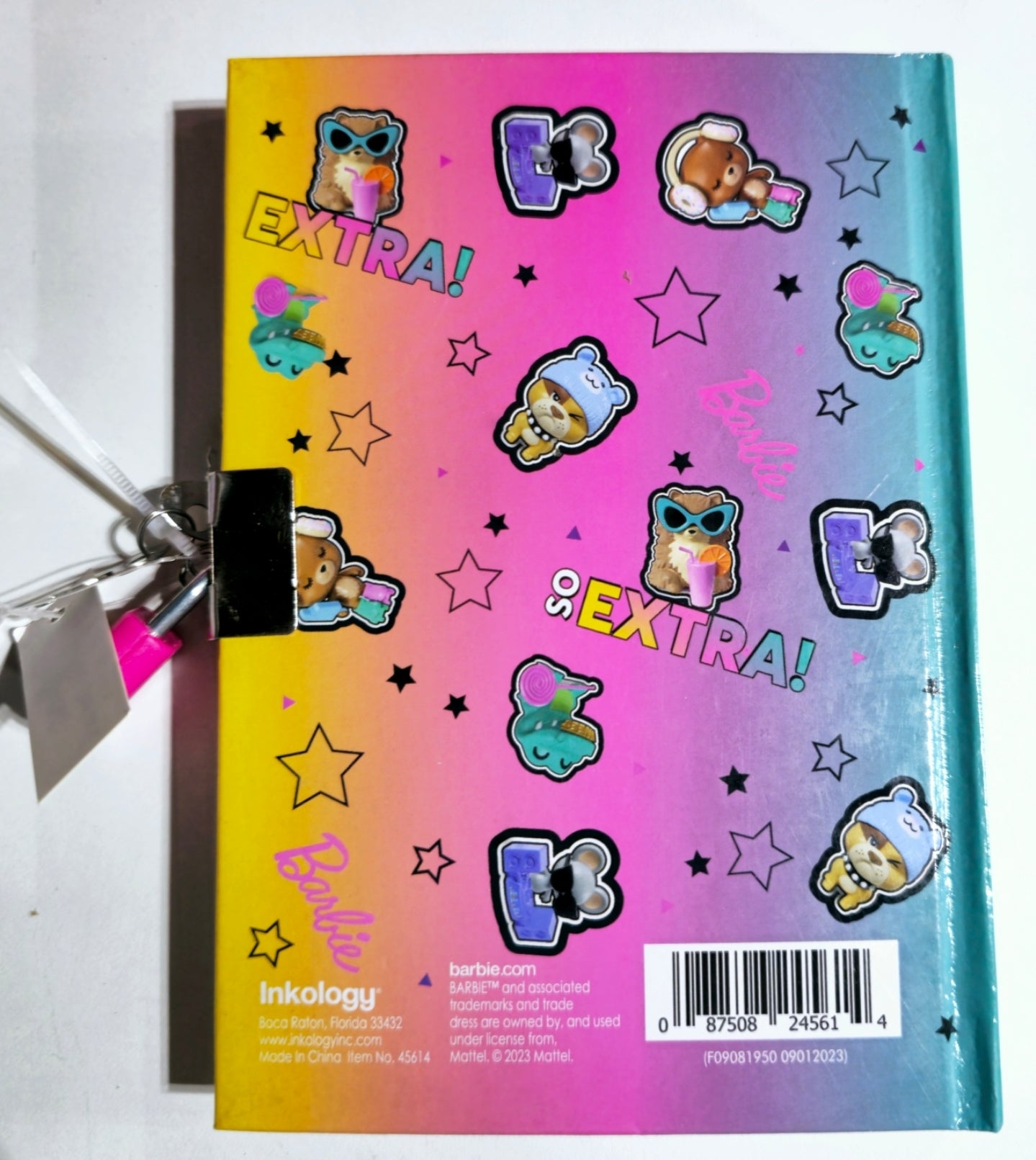 BARBIE Diary with lock set Assorted Colossal Toys Inc