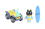 NEW 2024 Bluey S9 Figure & Vehicle Pack Beach Quad with Bandit