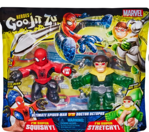 Heroes of Goo Jit Zu Marvel Versus Pack – Ultimate Spider-Man versus Doctor Octopus