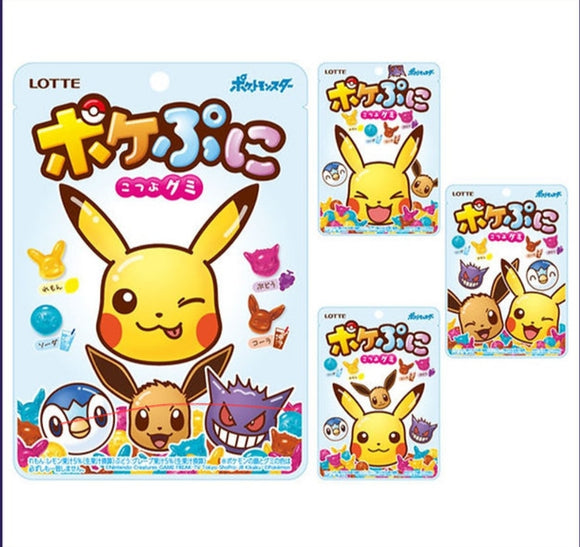 JAPANESE - LOTTE Pokémon Pokepuni Gummies - 80g