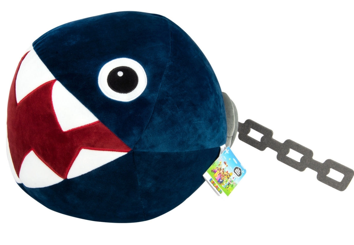 Club Mocchi- Mocchi- Super Mario™ Chain Chomp Mega Plush Toy, 15 inch ...
